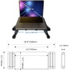 Adjustable Laptop Computer Lap Desk Portable Multifunctional Cooling Ergonomic Vented