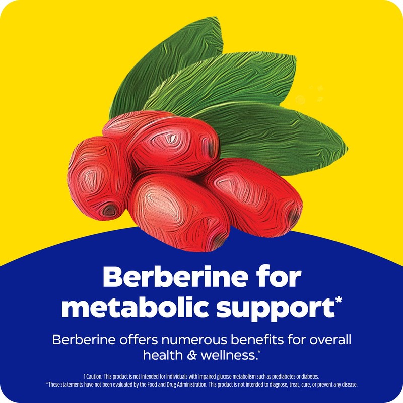 Enzymedica Berberine 800 mg – Vegan Capsules for Metabolic Support