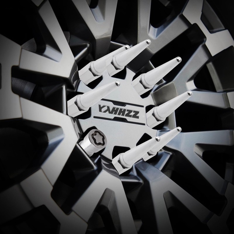 YYHHZZ M12 x 1.5 Wheel Lock Set(1.42In Length), Chrome Anti-Theft