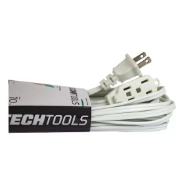 CNX Extensión Eléctrica Blanca 3 Tomas Polarizadas 4 Mts (4 Pz)