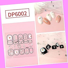 Exquisite 3D Crystal Heart Galaxy Moon Stars Gold Stripes Diamond Nail Sticker Dp6002 for Nails Design Nail Art Stickers Decals Supplies Manicure Tips Sticker Colorful for Nail Decorations