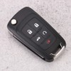 Carcasa de llave plegable, KIMISS 5 botones Flip Key Fob