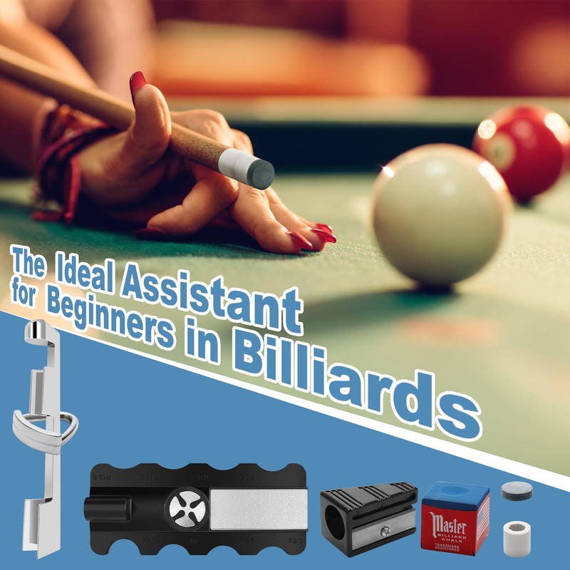 36pcs Pool Cue Repair Kit 12 Billiard Cue Tips, 2