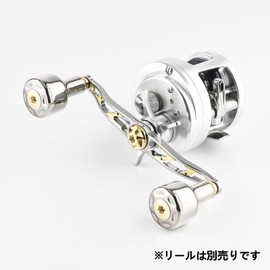 Gomexus T27 Reel Handle Knob, Titanium 1.2 inches (30 mm), Daiwa Type S, Shimano Type A Handle, Replacement, Spinning Reel, Bait Reel, Compatible with Sea Fishing, Light Game, Lightweight, Lure