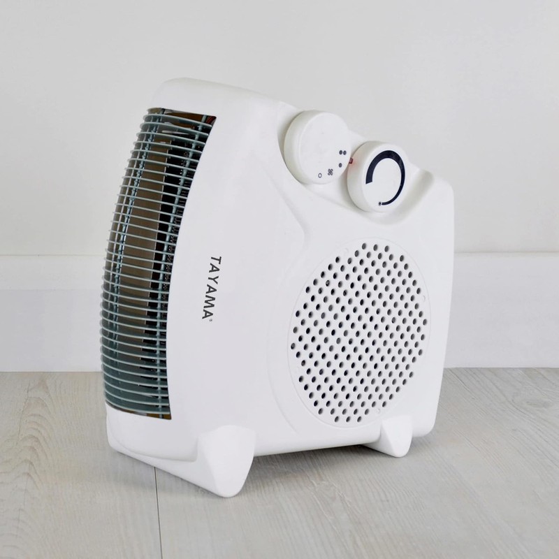 Portable Dual Fan Heater with 2 Heat Setting and Cool