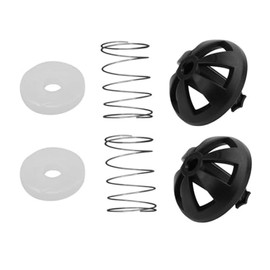 2PCS Coffee Brewer Basket Replacement Parts – Spring-Loaded Stopper Kit Compatible with Hamilton Beach 990117900 & 990237500, Mr. Coffee, Black+Decker Majority Models