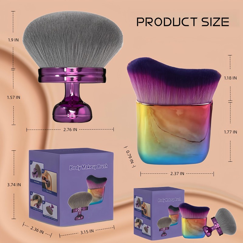 Extra Large Body Makeup Brush - Ultra Soft Self Tanner