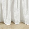 Lush Decor Ruched Ruffle Elastic Easy Wrap Around Bedskirt, Queen/King/Cal
