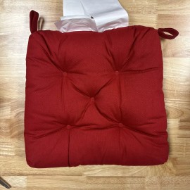IKEA Set Of 4 Ikea MALINDA Chair Pad Seat Cushion Red Wine Indoor Outdoor 16/14x15x3"