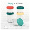 Mason Bottle 4oz Breast Milk Storage Jars (12-Pack) – Reusable