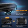Nilight Led Light Bar 2Pcs 12Inch 72W 5040 LM Spot