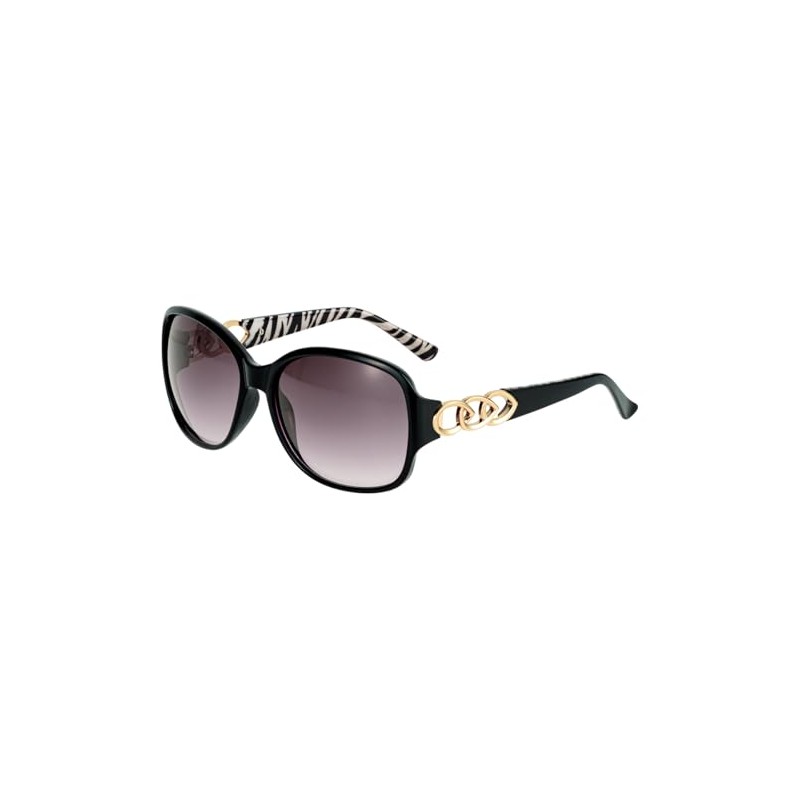 meigan 7996-01 Women's Sunglasses, Gorgeous Side Frame, UV400, UV Protection,