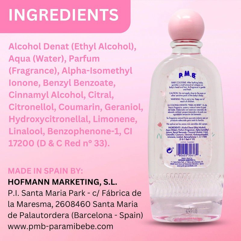 Para Mi Bebe Splash Cologne Girls, 8.30 Ounce