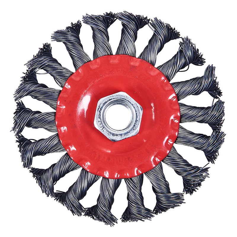 Amtech F3365 100mm (4") Twist knot wire wheel