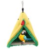 GOTOTOP Bird Hammock Bird Parrot Triangle Plush Hammock Cage Happy