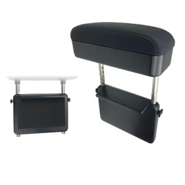 VeloLink Arm Rest for Car,Car armrest Car arm Rest,Seat Gap Storage Box,Car Seat Gap Filler Organizer,Forearm Wrist Support Adjustable Armrest,Car Central Liftable Armres Storage Organizer Box Black