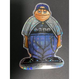 SAPO - HOMIES LARGE Sticker 1998 David Gonzales Lowrider Prismatic RARE