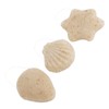 3pcs Walnut Powder Exfoliating Facial Sponge Soft Skin Cleansing Konjac