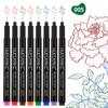 huesamhi 005 Micro Pen,8 Colors Waterproof Ink,FineLiner Pens for Art