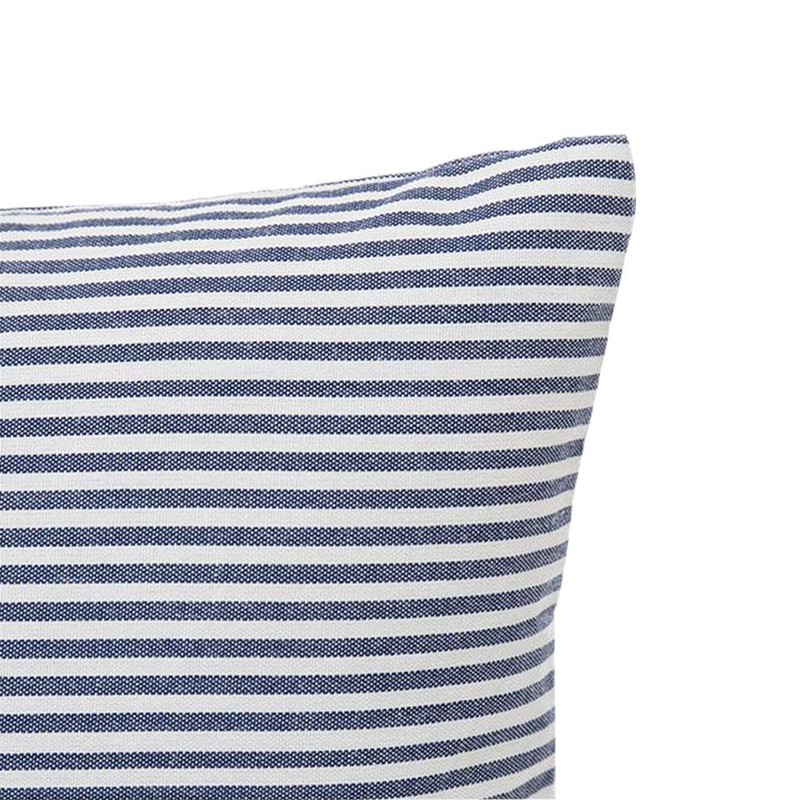 HOPLEE Farmhouse Pillow Covers 20x20 Navy Blue Pillow Cover with