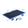 Laptop Cooling Pad, Portable Super Quiet Fans with Blue LEDs,