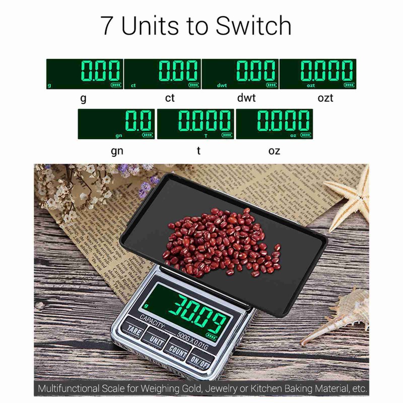 Portable Digital Scale Gold Jewelry Scale Mini Pocket Digital Scale