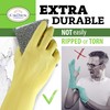 The Crown Choice Reusable Waterproof Household Dishwashing Cleaning Rubber Gloves