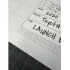 2020 TOYOTA SUPRA GR Launch Edition Blueprint Poster 26" x