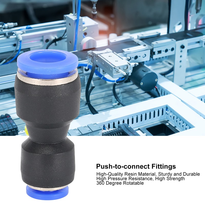 50 Pcs PushtoConnect Fittings PG84 Quick Release Pneumatic Straight Push