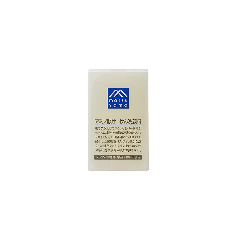 M-Mark Amino Acid Soap Face Wash, 3.2 oz (90 g)