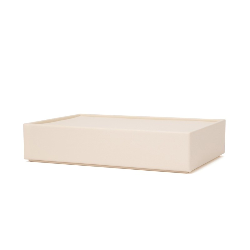 Francfranc Franc Stacking Jewelry Box Ring Earrings White