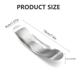 Garlic Press Rocker Stainless Steel Garlic Presser Crusher Manual Mincer Tool for Kitchen Dishwasher Safe Easy Clean