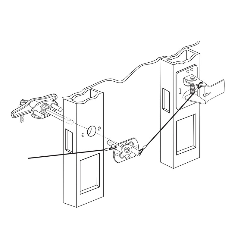 Prime-Line GD 52169 Keyed T-Handle, 5/16 In. x 4-5/8 In.