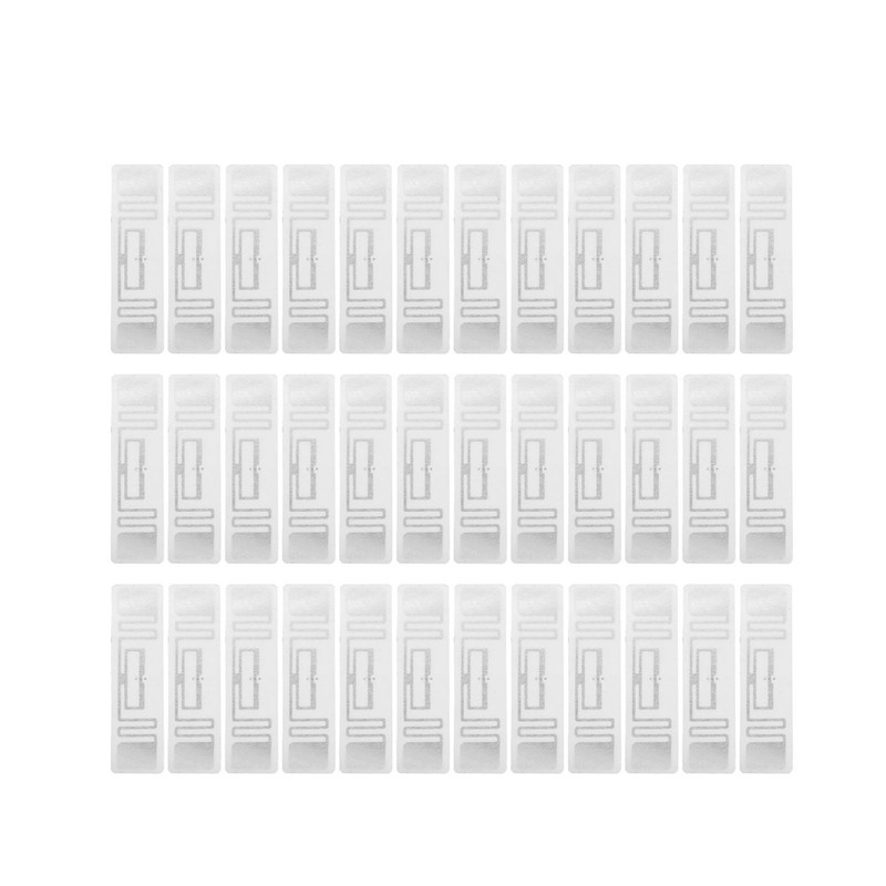 100pcs UHF RFID Labels 860‑960MHz UR108 Chip Reusable Electronic Tag