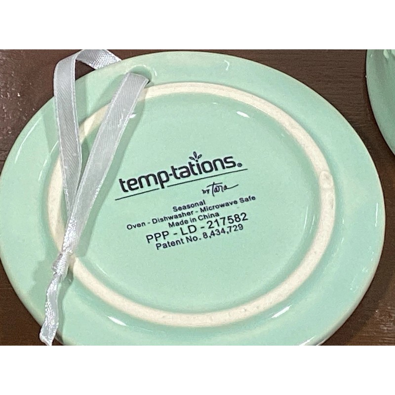Temptations Frosty Forest Mint 16 oz. Mug Ornament Lid w/Gift