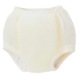 Don Calcetín Calzón Entrenador Tipo Pañal Unisex 100% Algodón Hipoalergénico Lavable y Reutilizable Acolchonado 1pz Beige