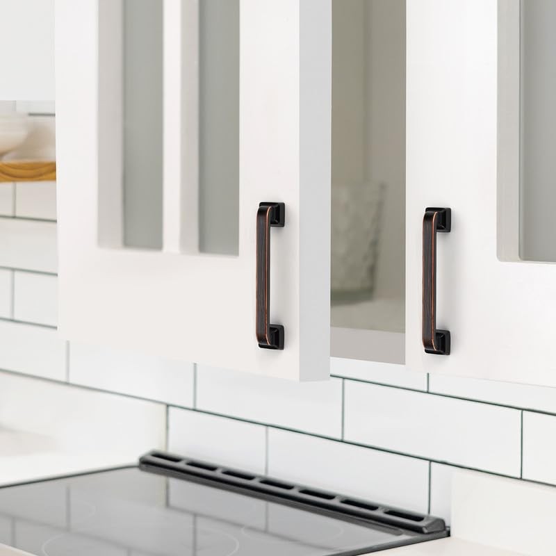 Ravinte Decor 25 Pack Oil Rubbed Bronze Cabinet Handles 3-3/4
