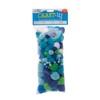 Baker Ross AW363 Ocean Colours Pom Value Pack of 200)