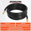 Wadoy 3/8" Propane Extension Hose 12FT, 3/8" Male & Female