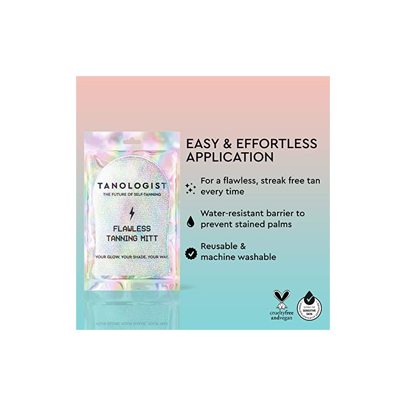 TANOLOGIST, Flawless Tanning Mitt, Guante Aplicador de Autobronceador a Prueba