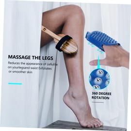 Ipetboom Roller Glove 7 Metal Balls Handheld Massager for Muscle Soreness Back Body