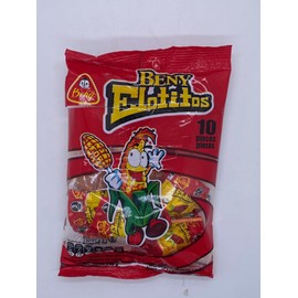 B E N Y ELOTITIOS LOLIPOP CON CHILI CANDY Y SAL 10CT/4.59OZ