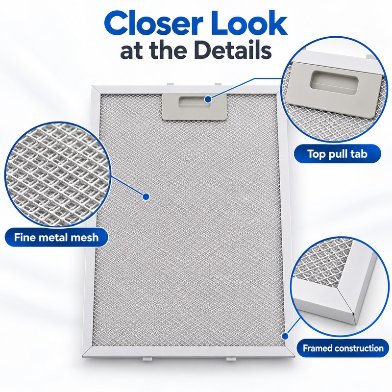 Metal Mesh Cooker Hood Filter for Kitchen Ventilation – 350