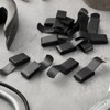 Datanly 15 Pack Trailer Frame Wire Clips Black Push-On Chassis