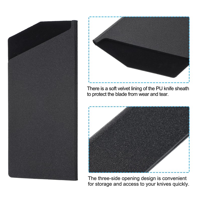 PATIKIL ABS Knife Cover Sleeves for 7" Chopping Knife Cleaver,