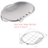 JiePai Suction Cup Soap Dish Elegant Suction Cup Soap Holder