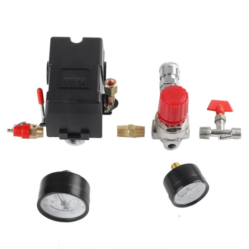 Xsdjasd Air Compressor Pressure Switch Air Compressor Switch 90-120PSI 4