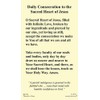 Sacred Heart Of Jesus Holy Card -Consecration-10 pack