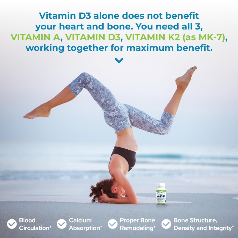 Power By Naturals ADK Vitamin Supplement - High Potency Blend