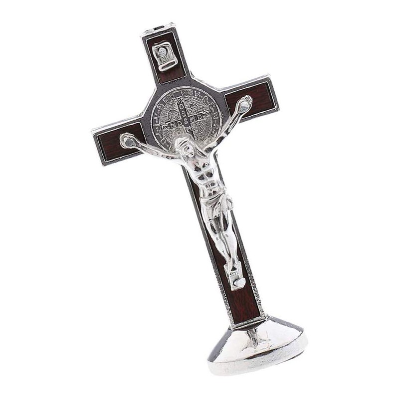 POFET Crucifix Jesus Christ Cross Statue Figure for Car Home